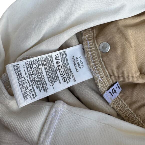 Old Navy 16L Maternity Full Panel O.G. Straight Jeans Khaki NWT - Picture 8 of 8